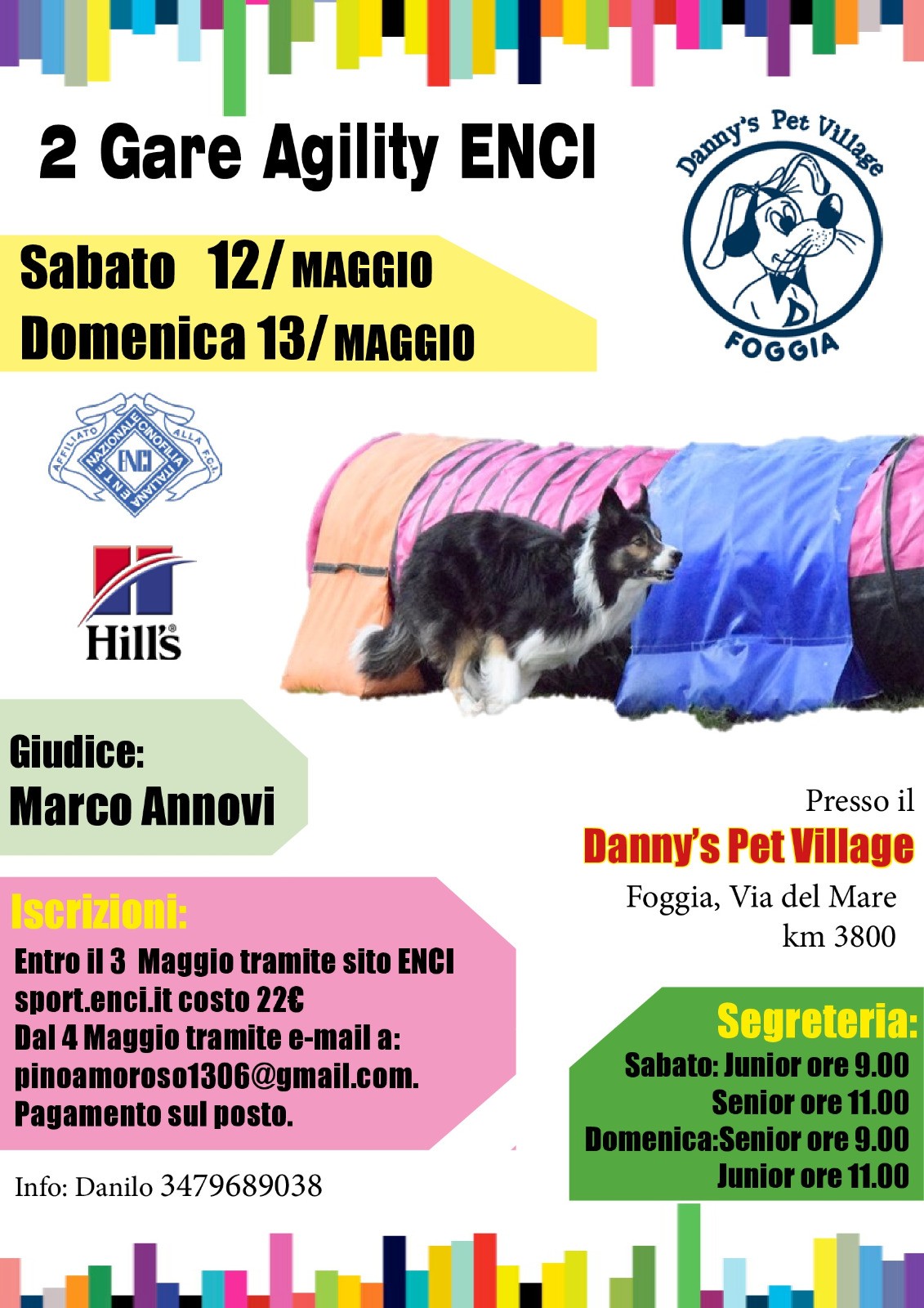 GARA DI AGILITY DOG AL DANNY'S PET VILLAGE DI FOGGIA