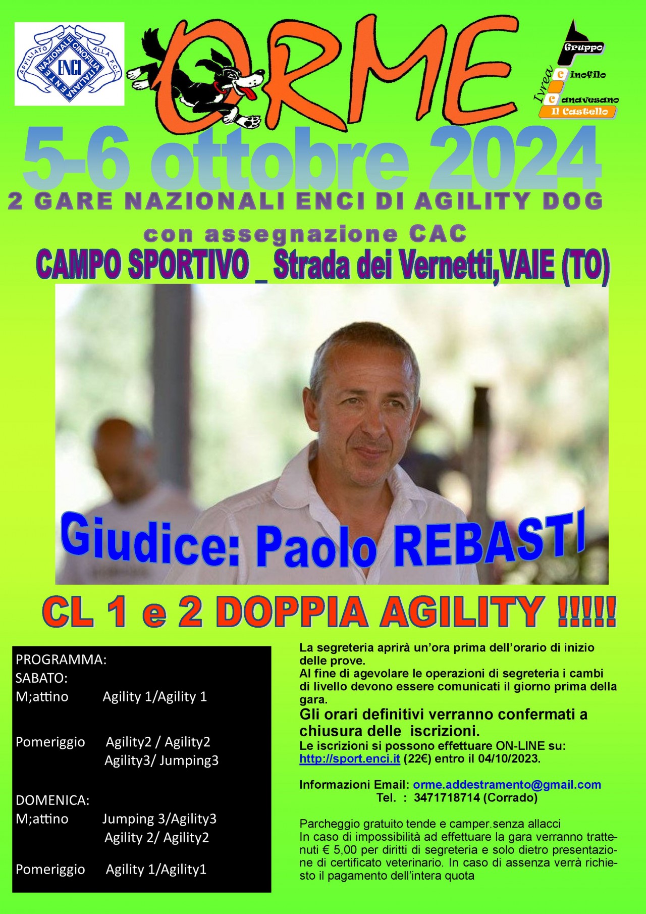 GARA NAZIONaLE DI AGILITY DOG