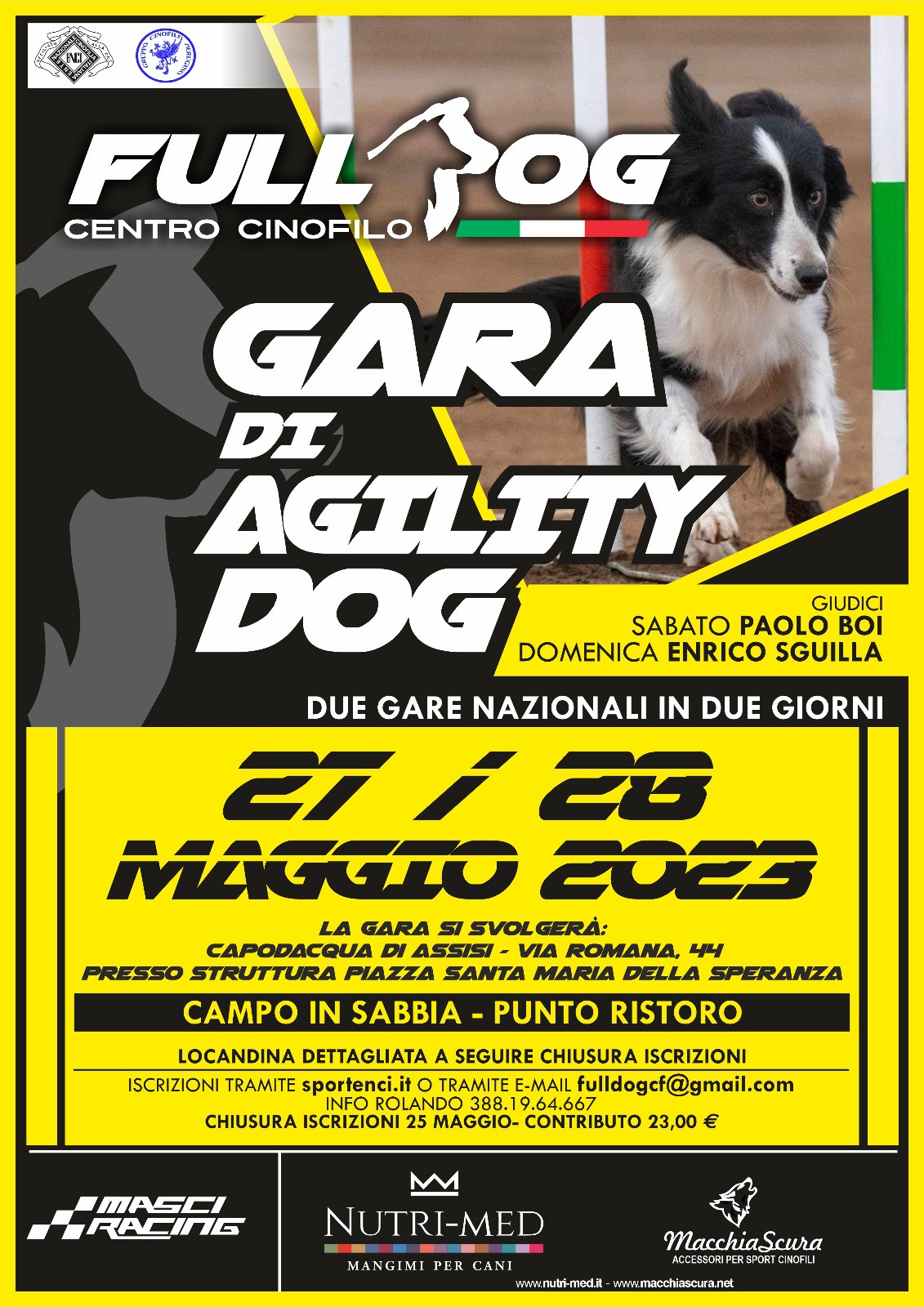 Gara agility dog  full dog 27 maggio 2023