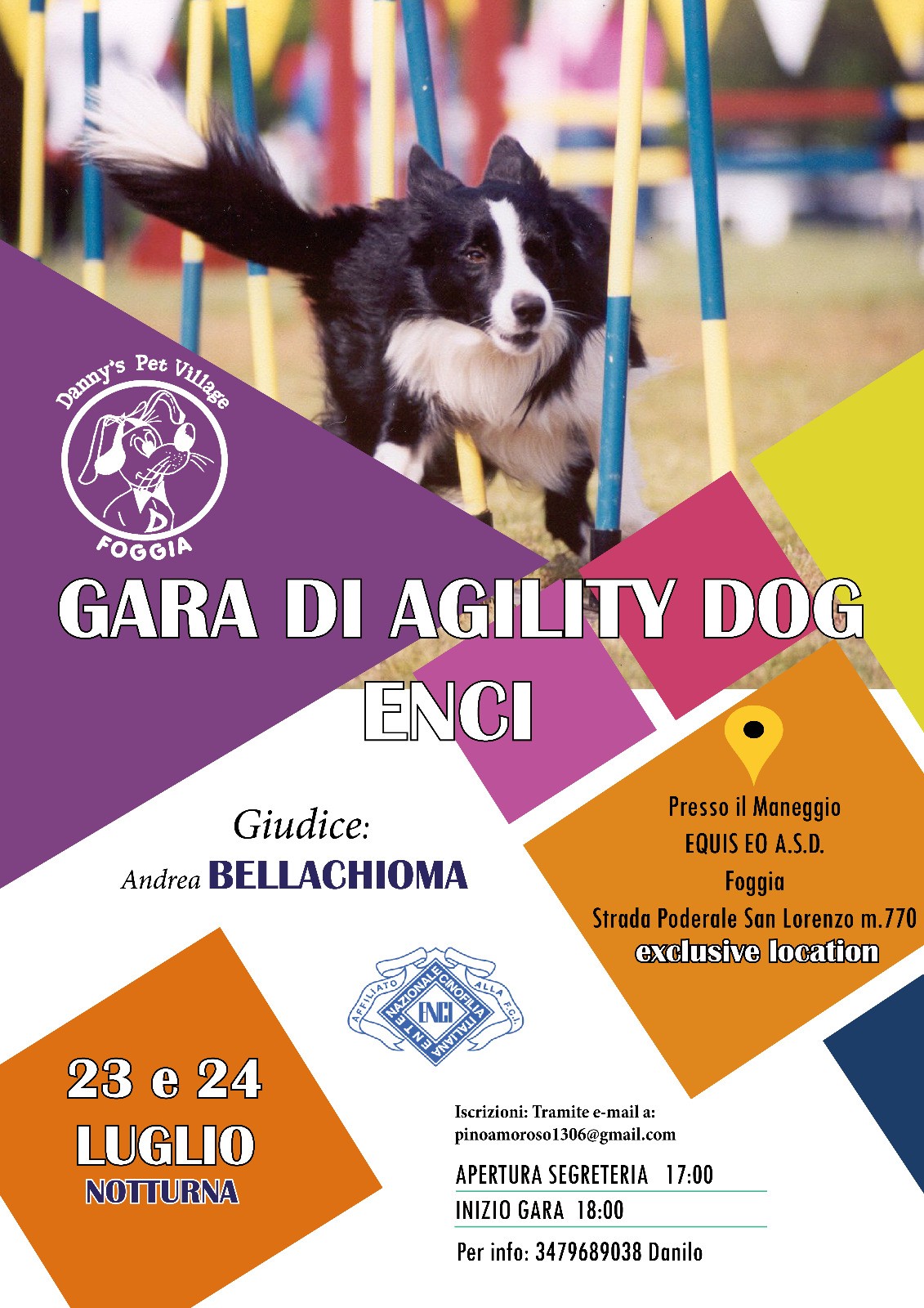 DANNY'S PET VILLAGE FOGGIA GARA AGILITY DOG