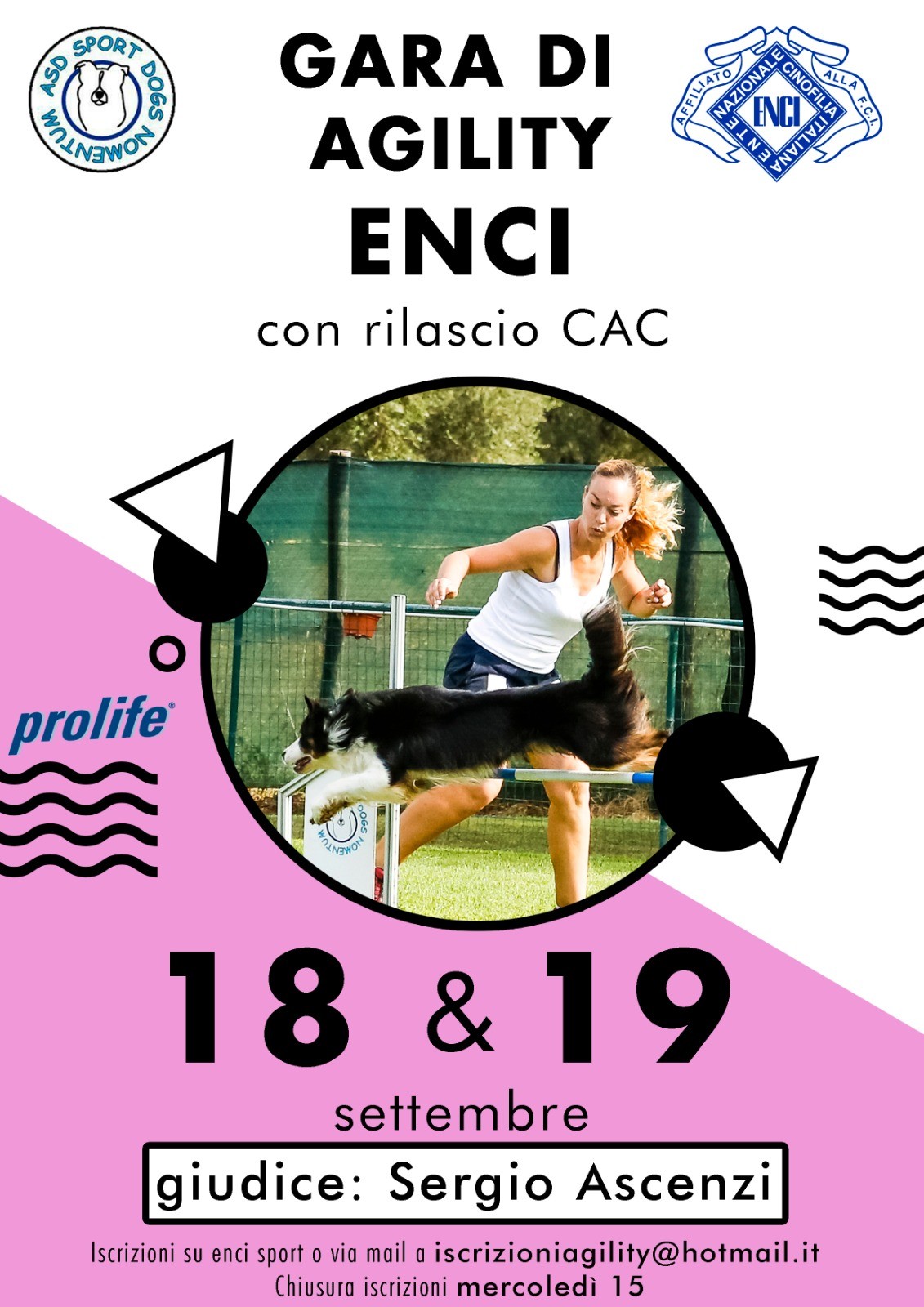 Gara di agility sabato 18 settembre 