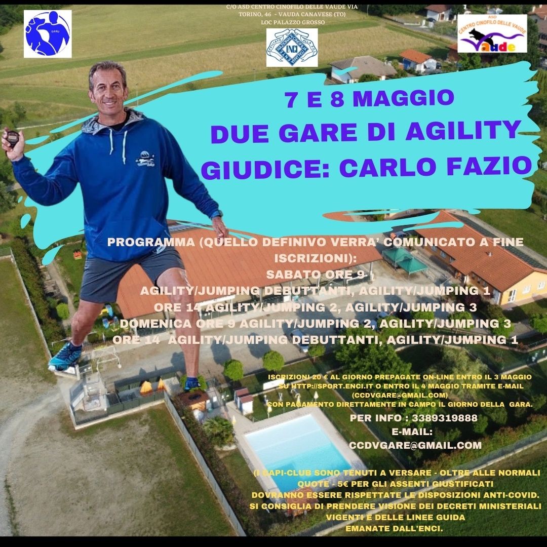 Agility VAUDA sabato 7 maggio