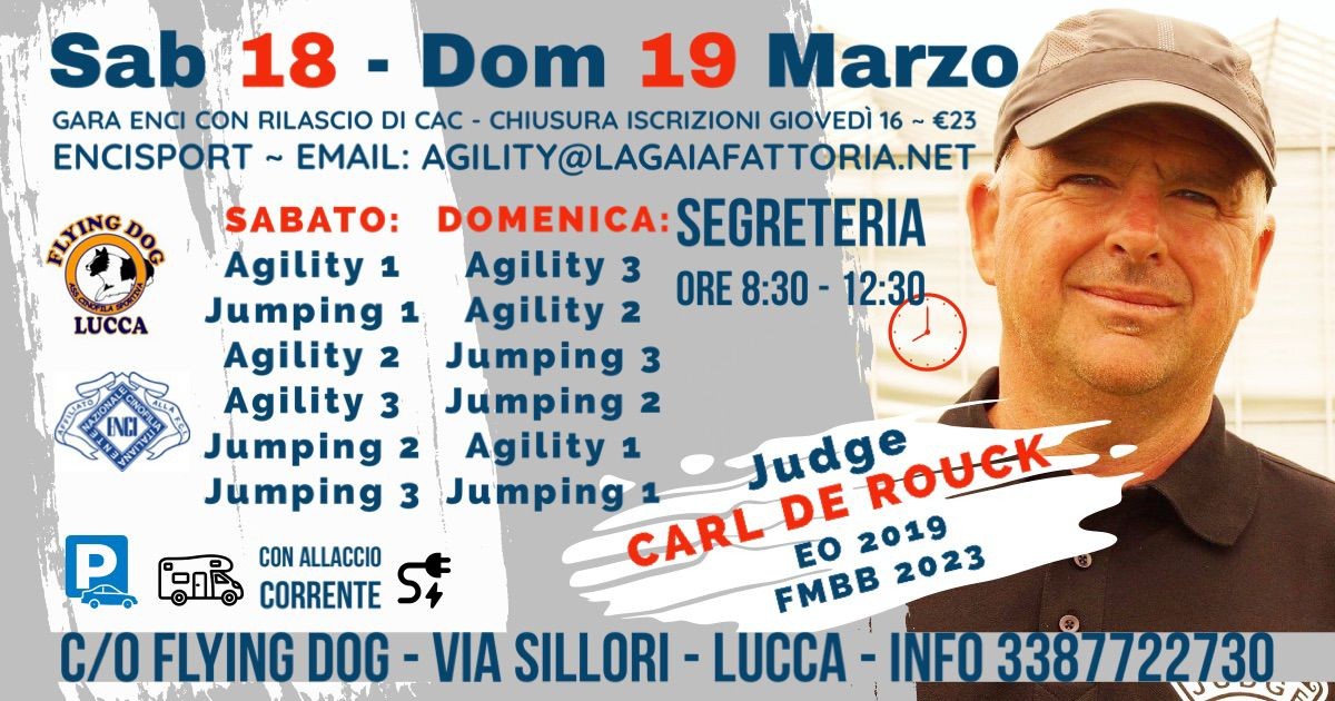 gara nazionale agilitydog 19 marzo 2023
