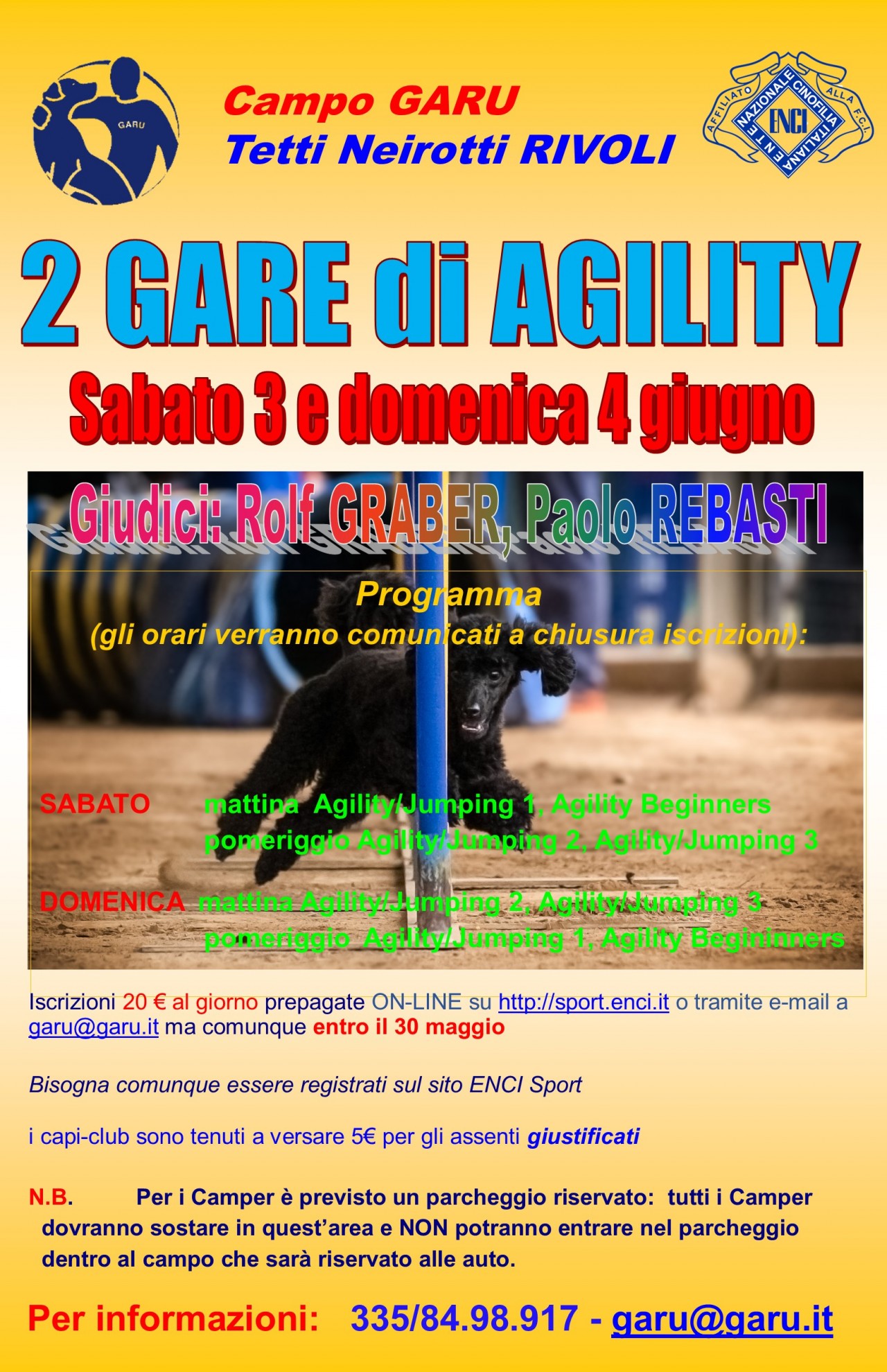 GARU Agility domenica 4 giugno 2023
