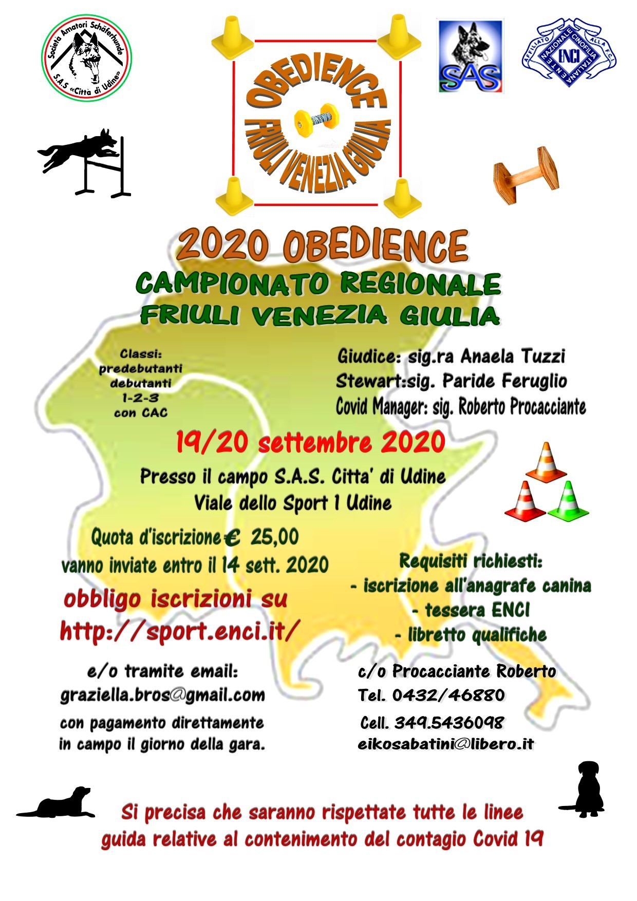 Prova di Obedience Città di Udine