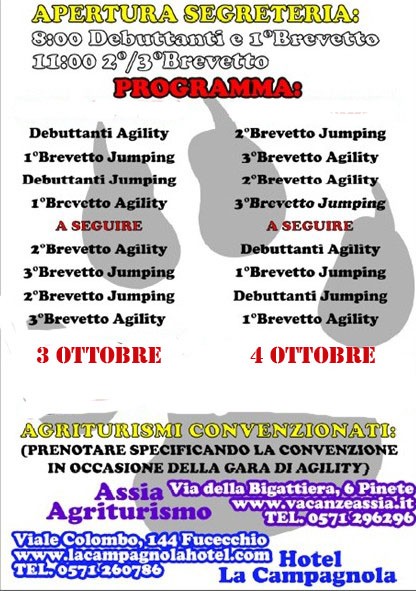 Gara Nazionale di Agility - Agility Dog Qua la Zampa - Toscana