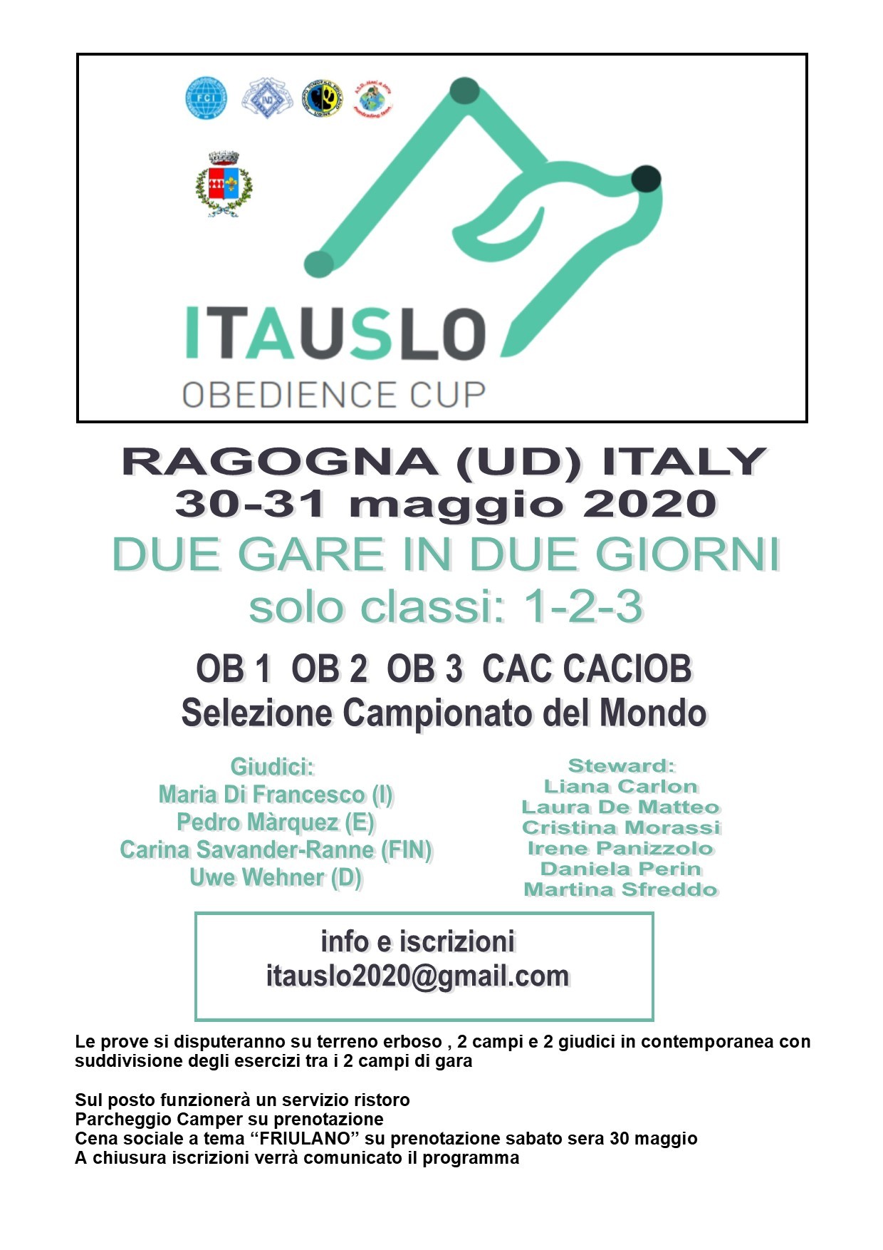 PROVA INTERNAZIONALE DI OBEDIENCE CAC CACIOB