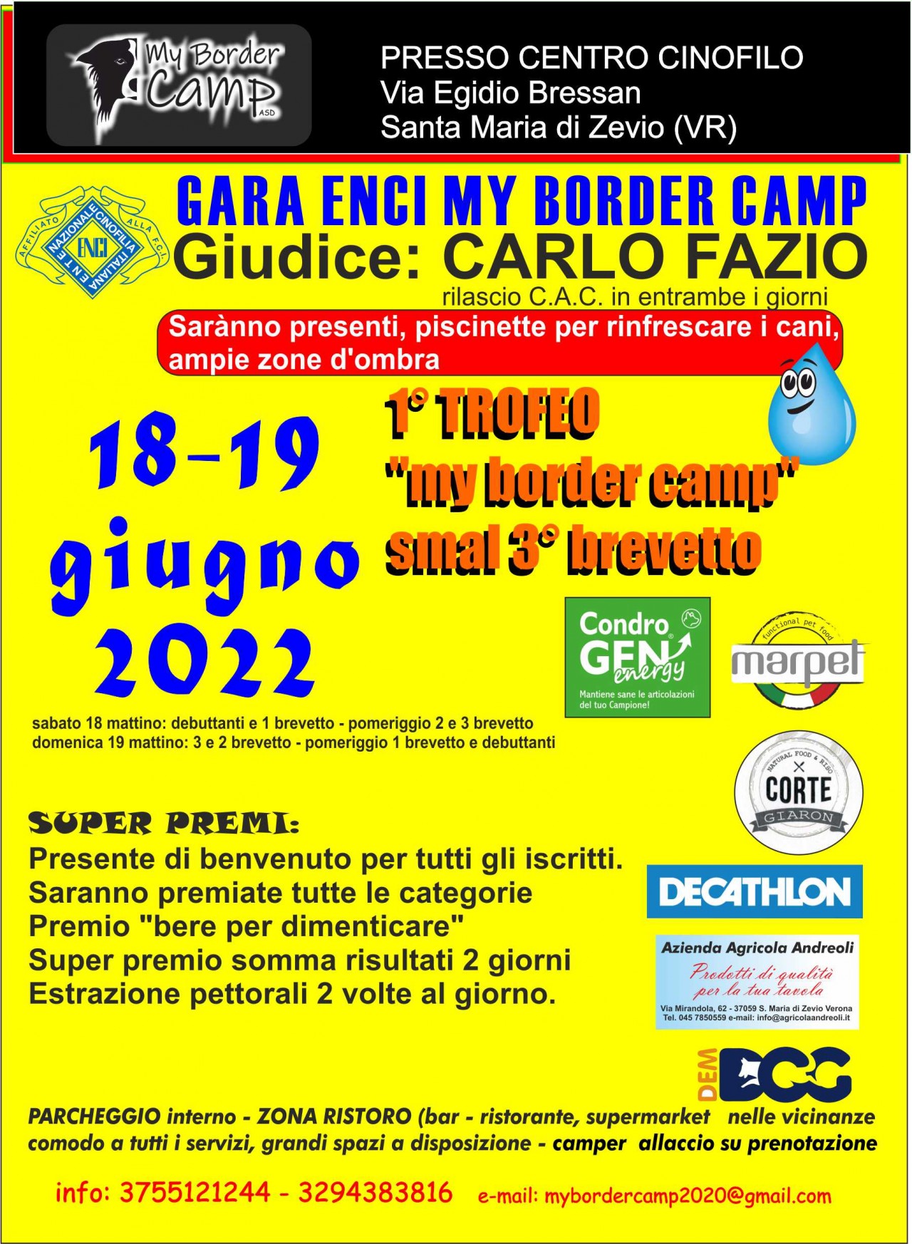GARA ENCI 1° trofeo MY BORDER CAMP 
