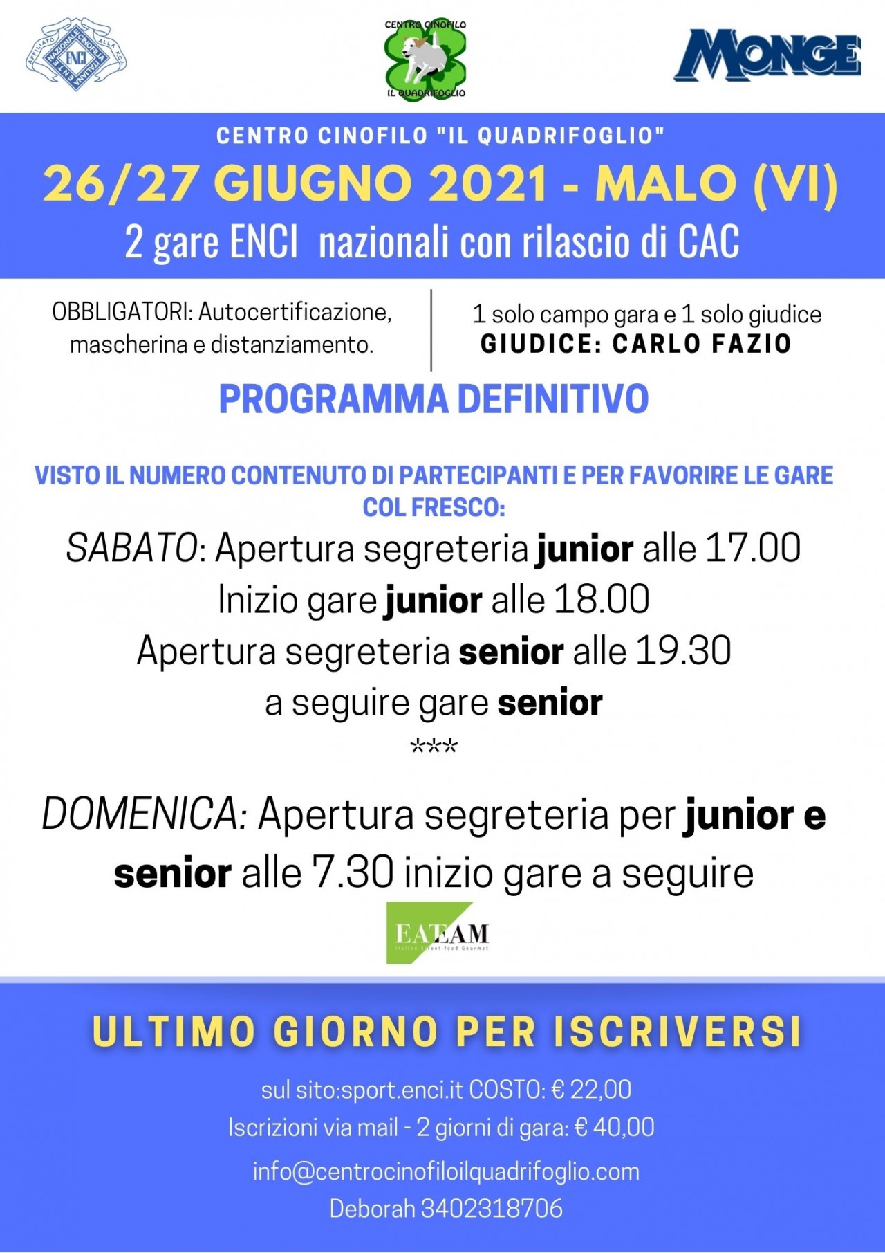 Gara Naz. CAC a Molina di Malo (VI)