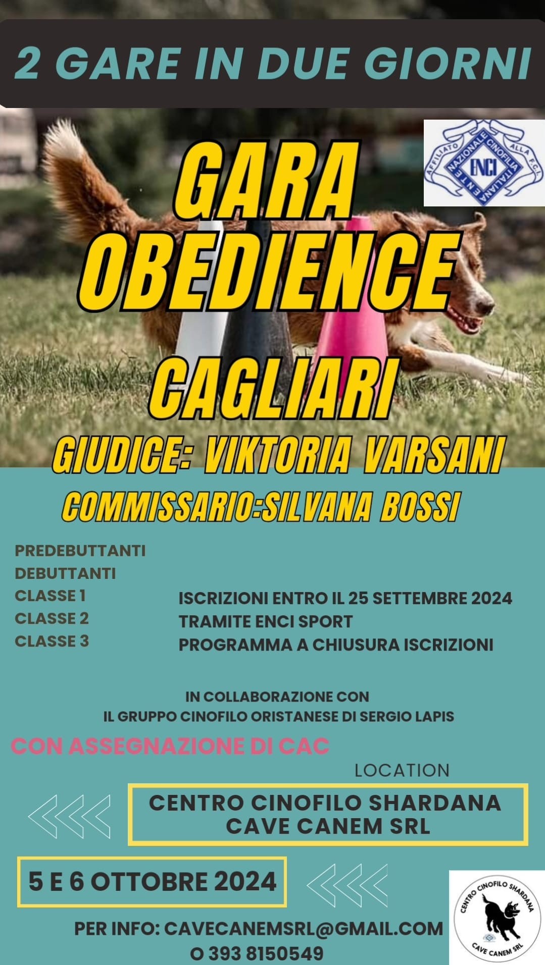 GARA NAZIONALE OBEDIENCE ENCI