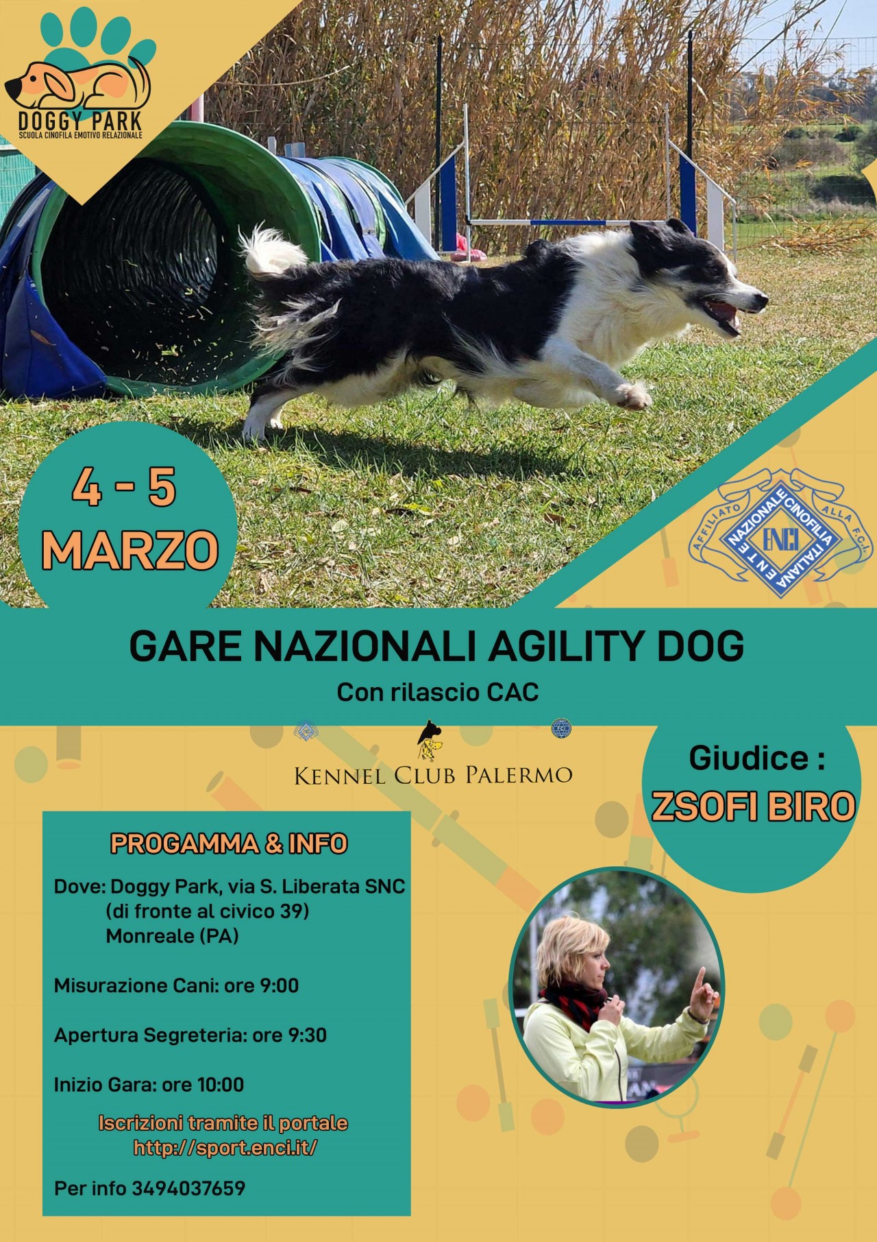 Gara Nazionale di Agility 4 e 5 Marzo - Palermo 