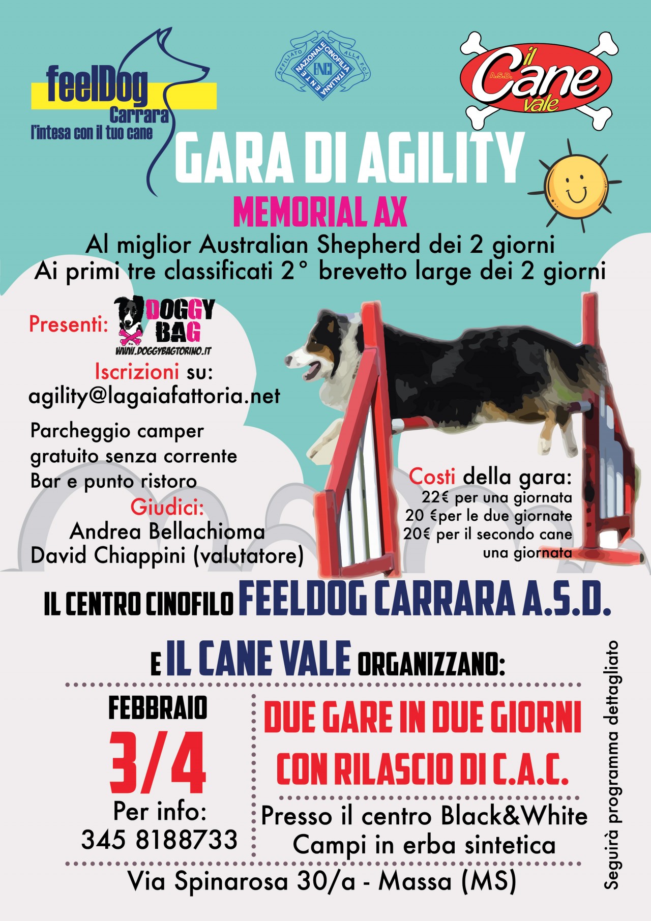 Gara Agility il Cane Vale - Feeldog Carrara  04 febbraio