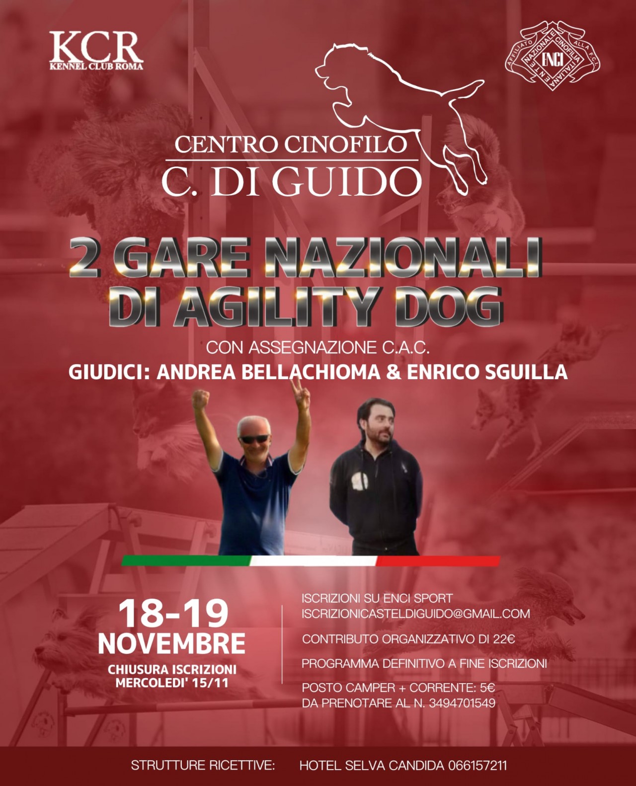 sabato 18 novembre gara roma