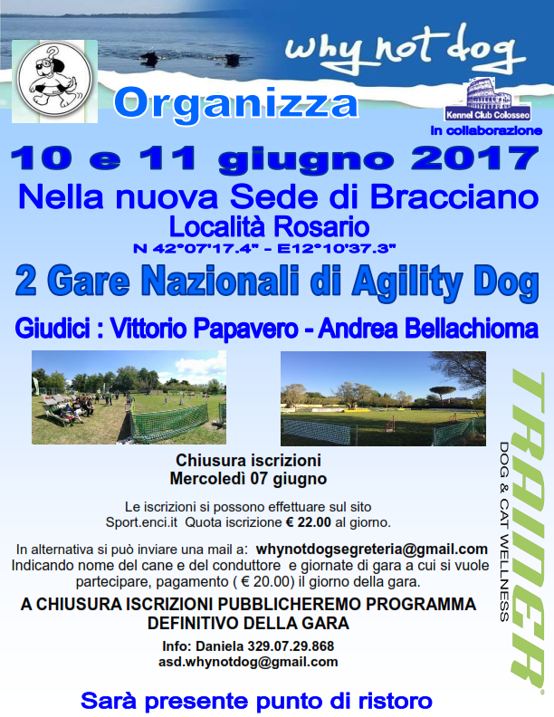 Gara Nazionale di  Agility dog  Bracciano