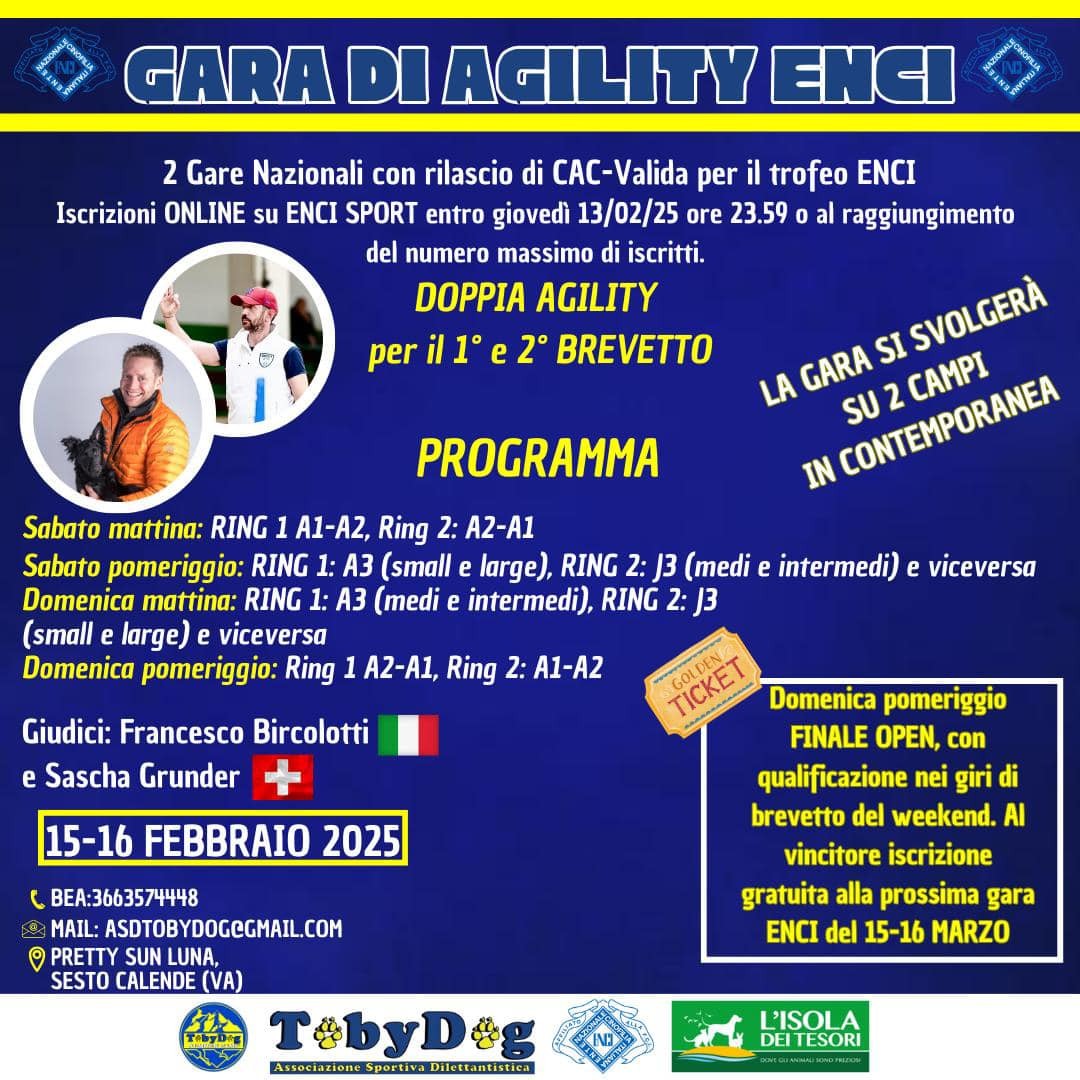 Gara di Agility Enci