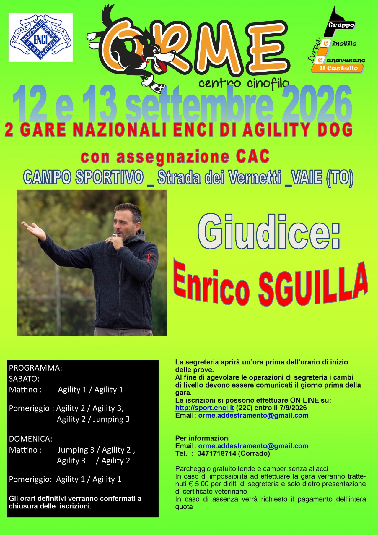 GARA NAZIONALE DI AGILITY DOG