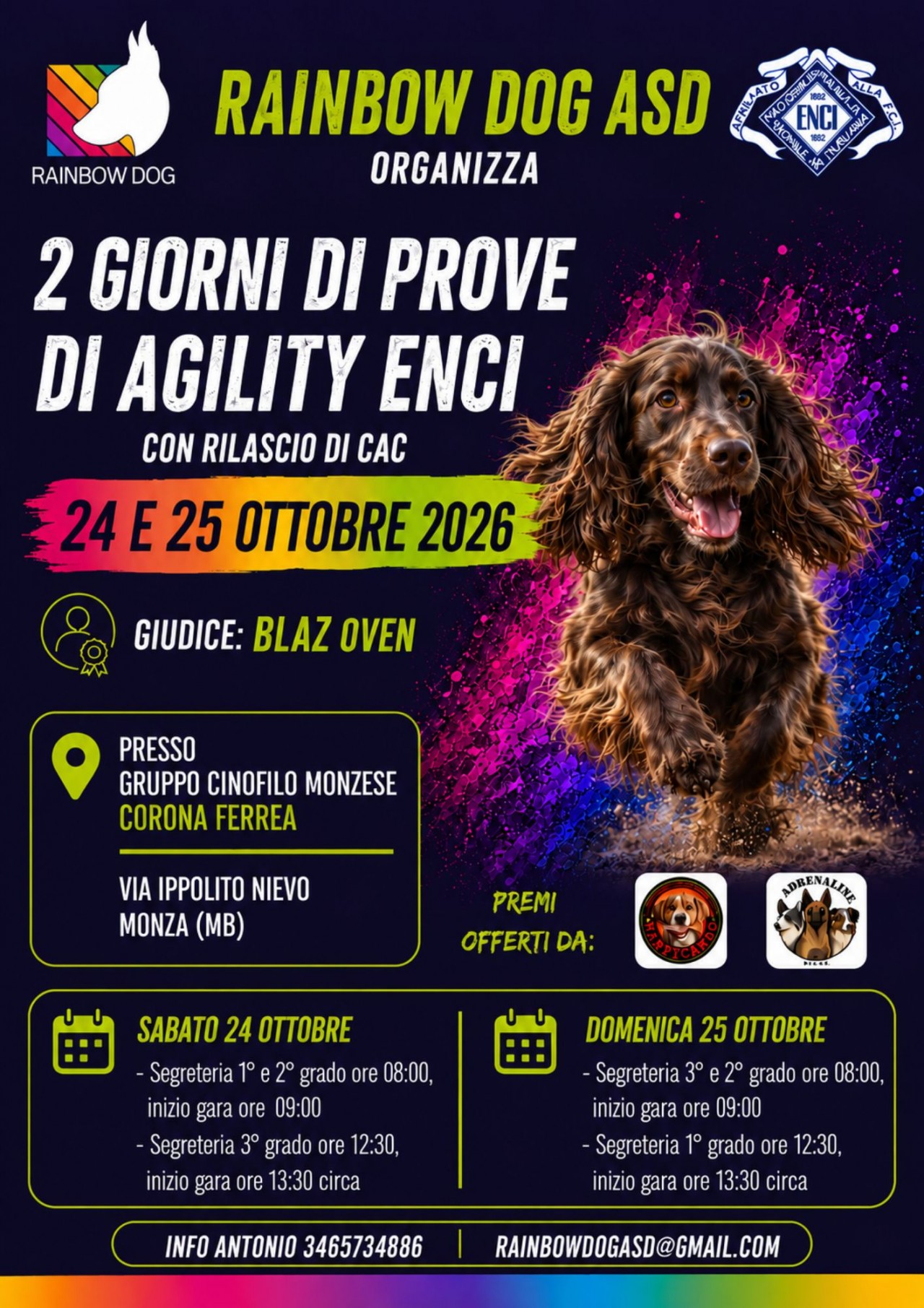 GARA DI AGILITY - 24 OTTOBRE MONZA