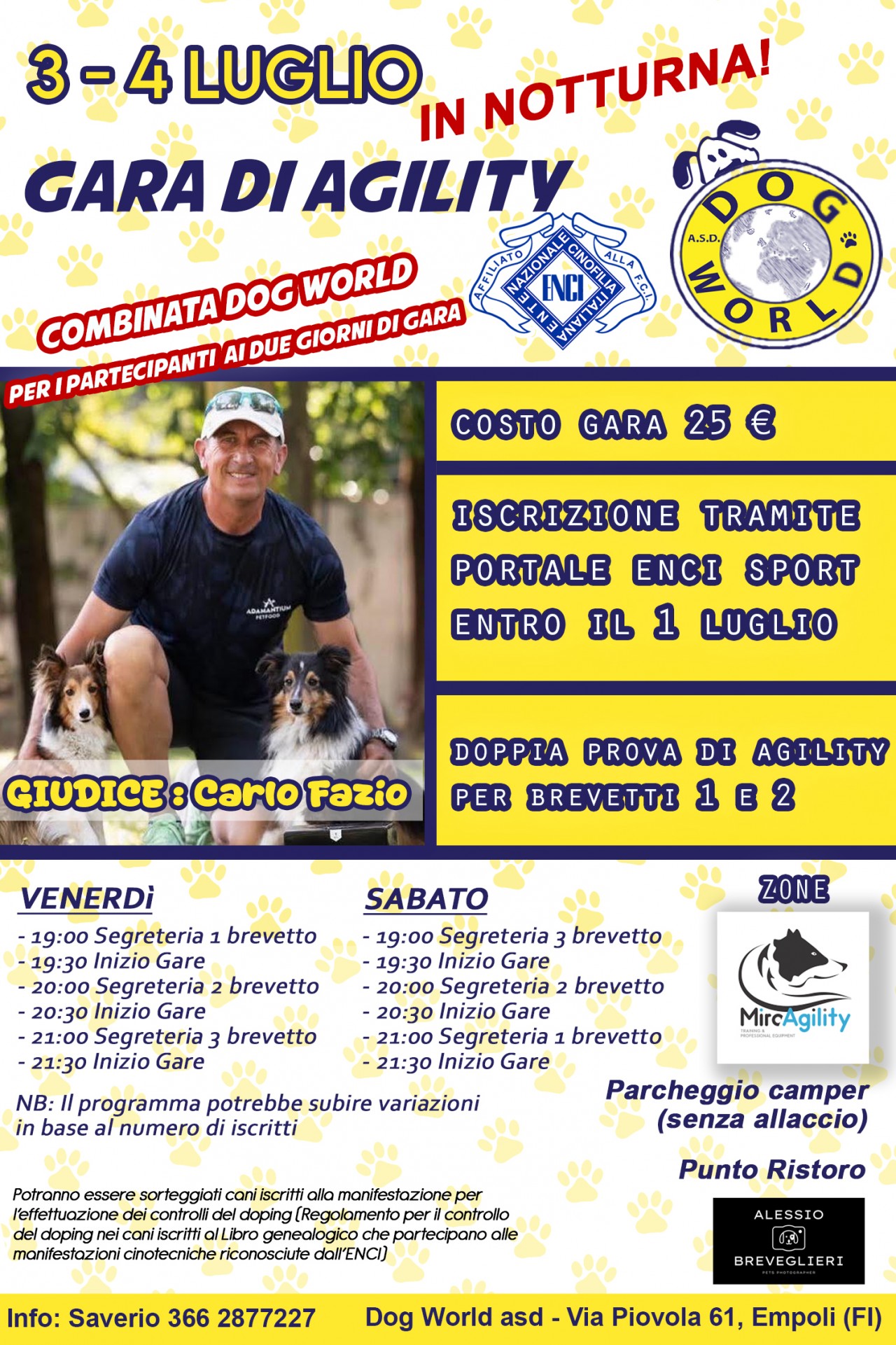 Gara Nazionale di Agility Dog - Dog World - 03/07/2026