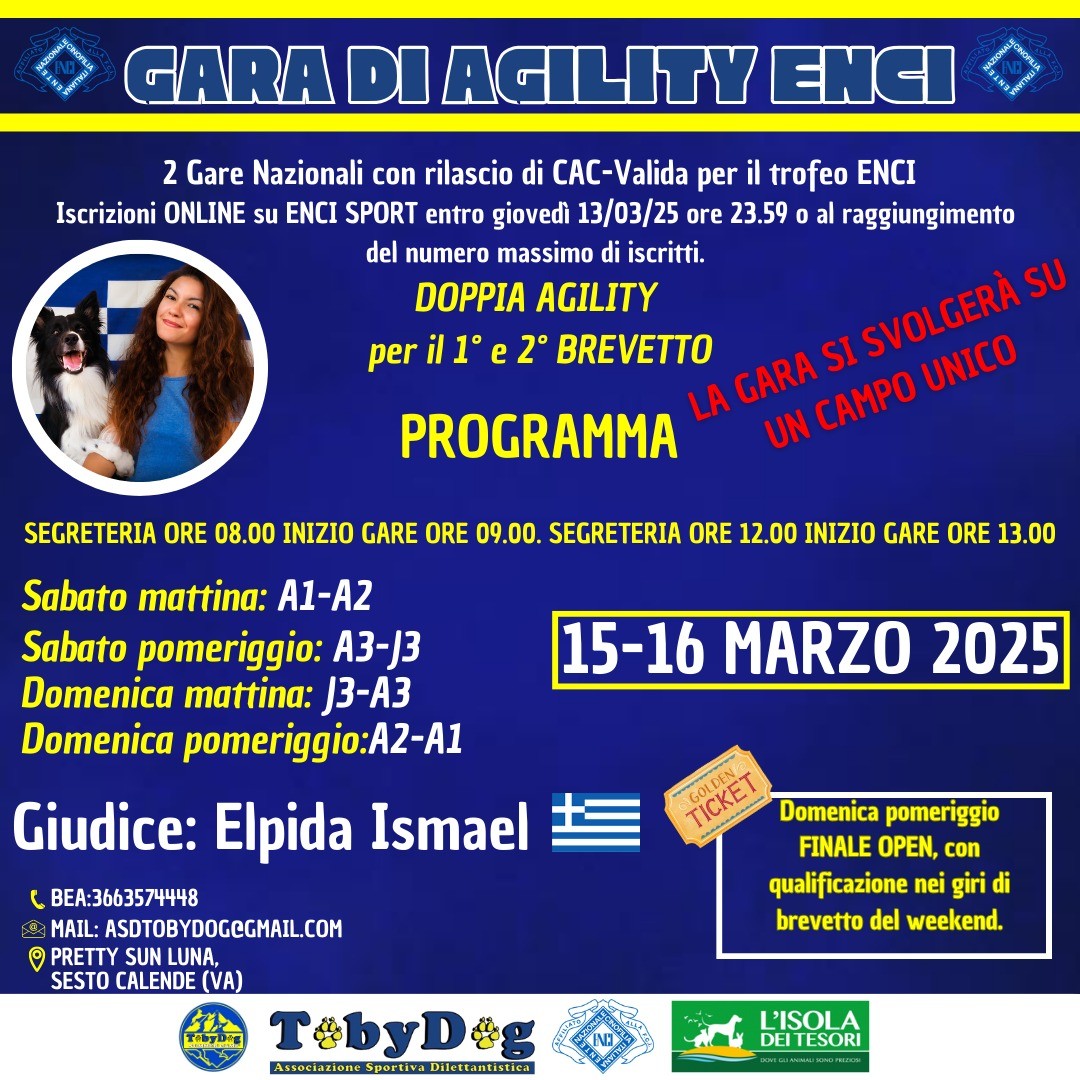 Gara di Agility Enci