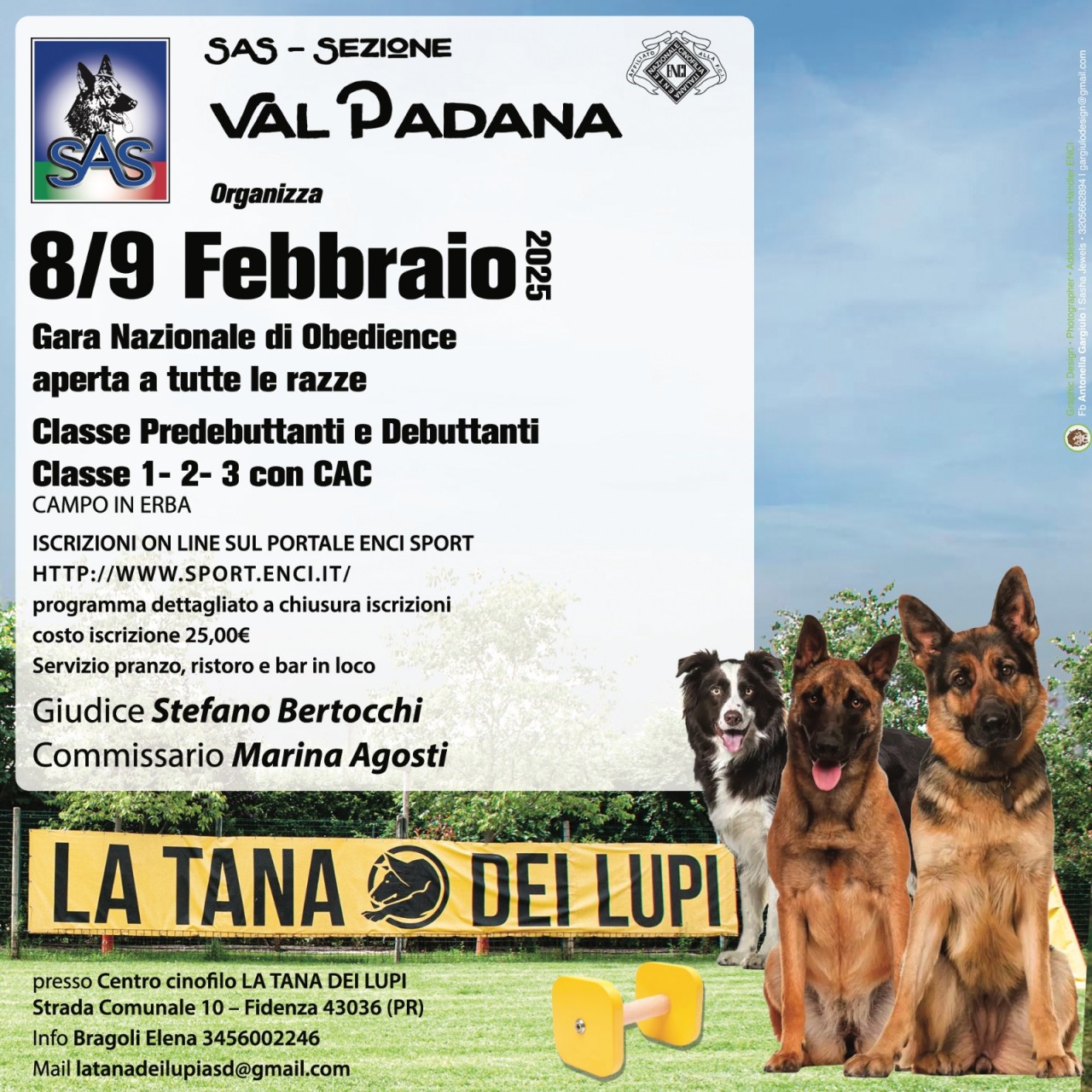 GARA NAZIONALE OBEDIENCE CON ASSEGNAZIONE C.A.C.