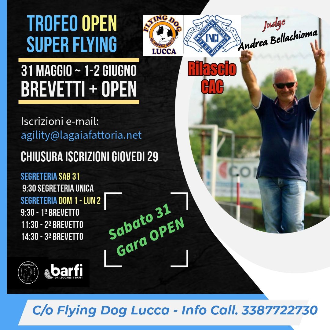 GARA NAZIONALE AGILITY DOG 02 giugno 2025