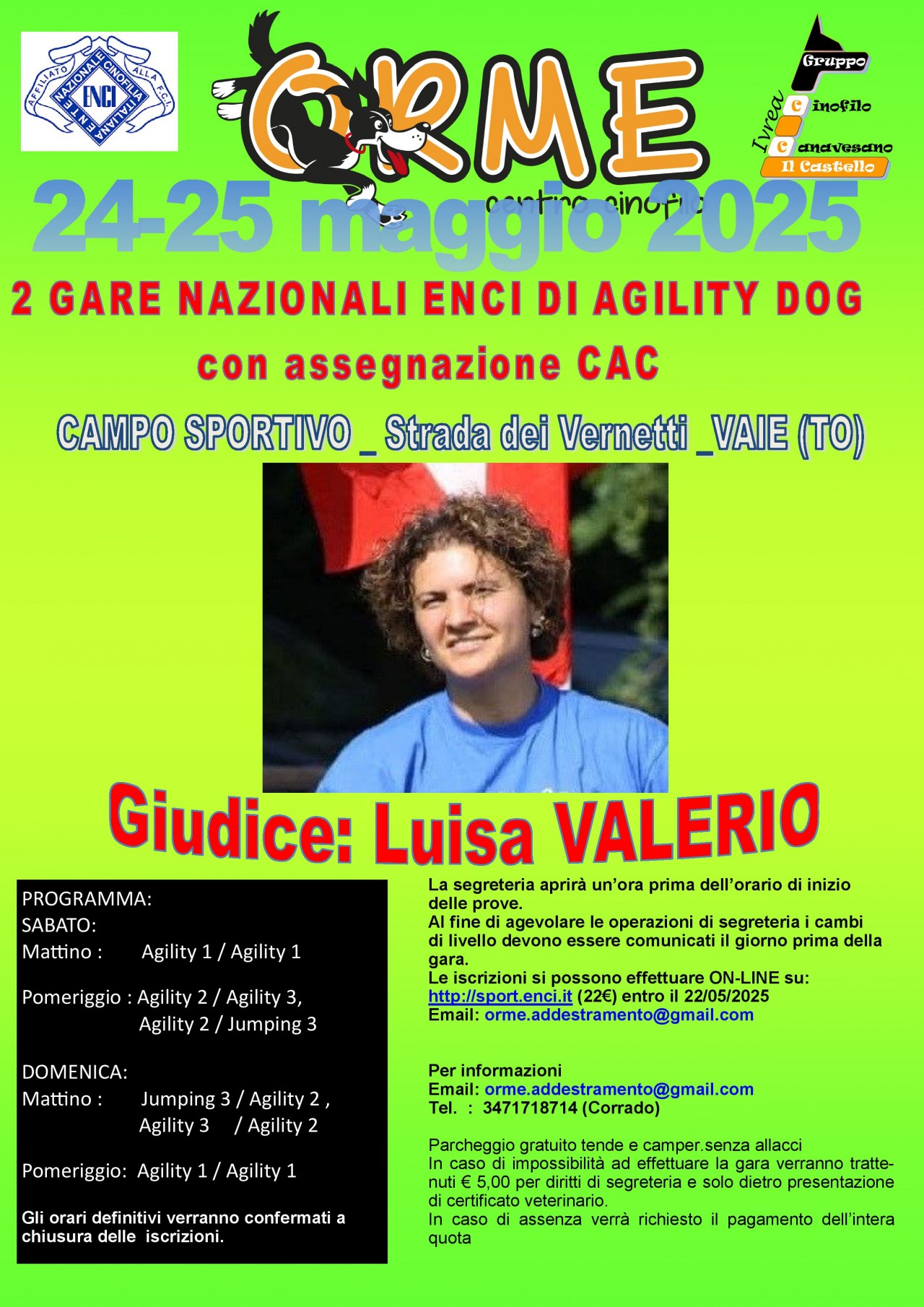 GARA NAZIONaLE DI AGILITY DOG