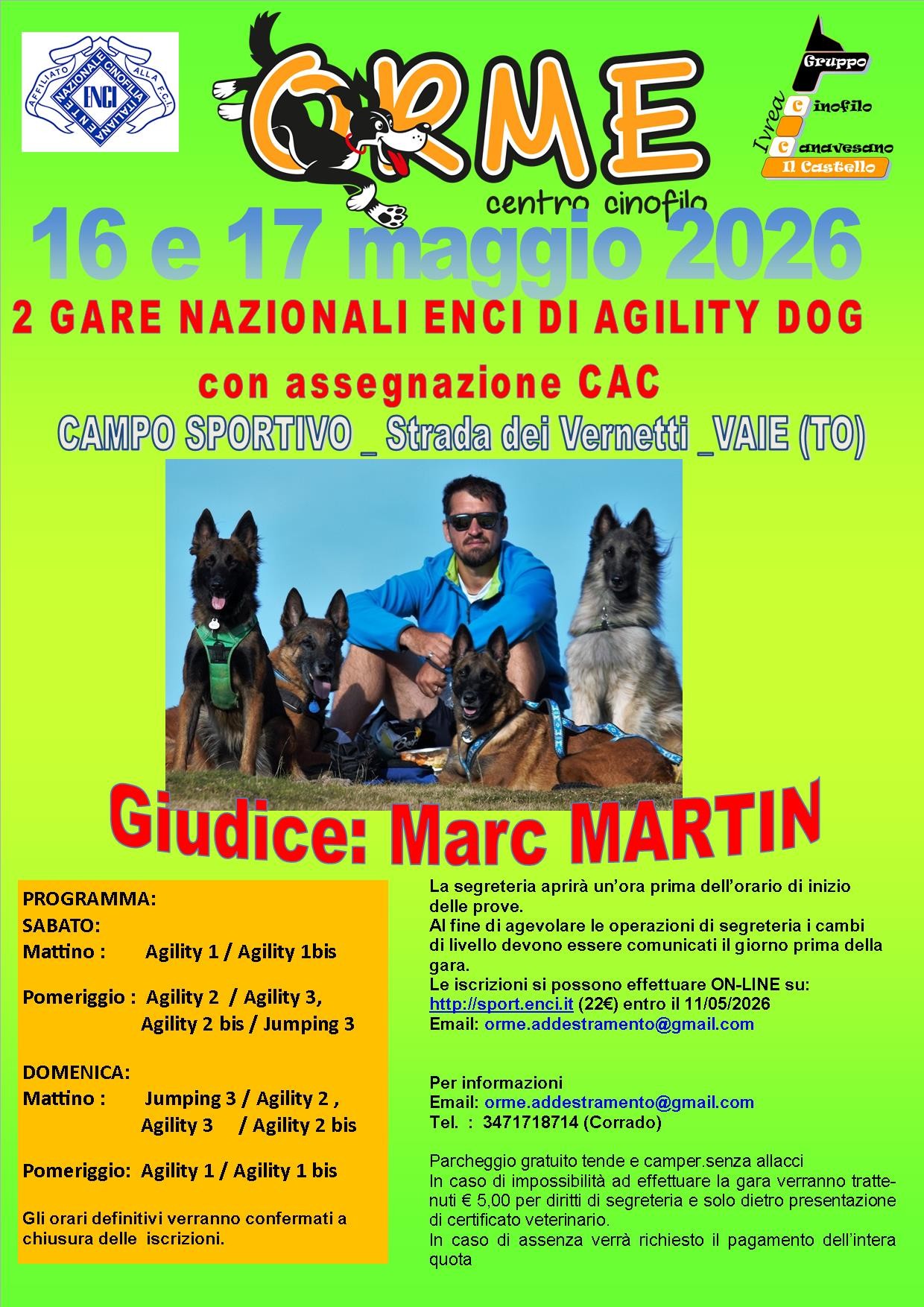  GARA NAZIONALE DI AGILITY DOG