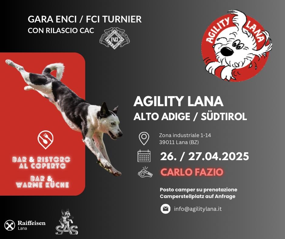 Gara Agility ENCI / FCI Agility Turnier