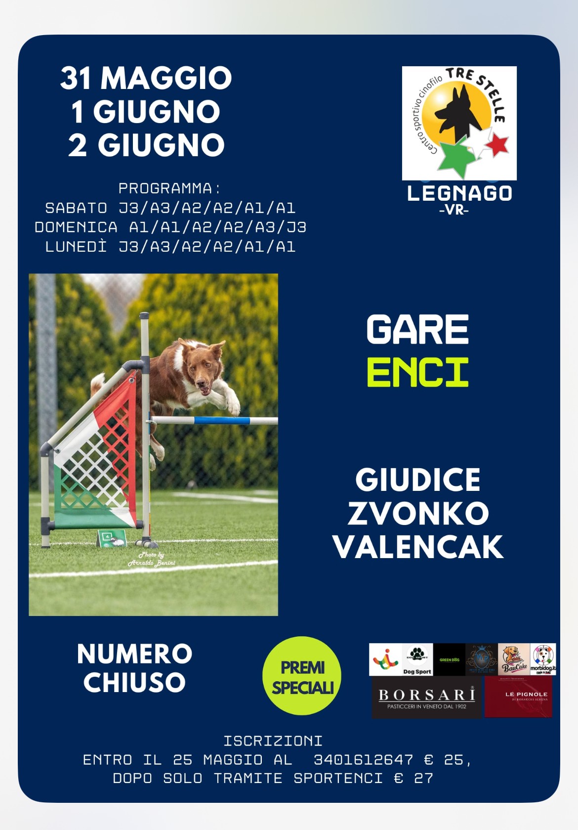 SABATO 31 MAGGIO 2025, GARA ENCI CON CAC