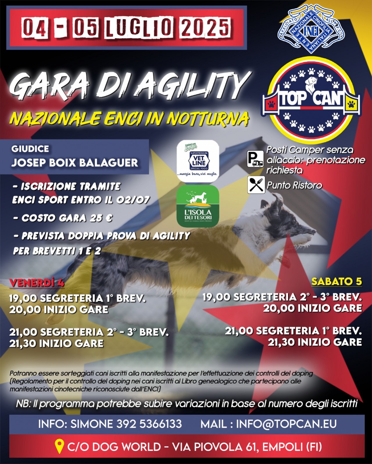 Gara Nazionale di Agility Dog 05-07-2025