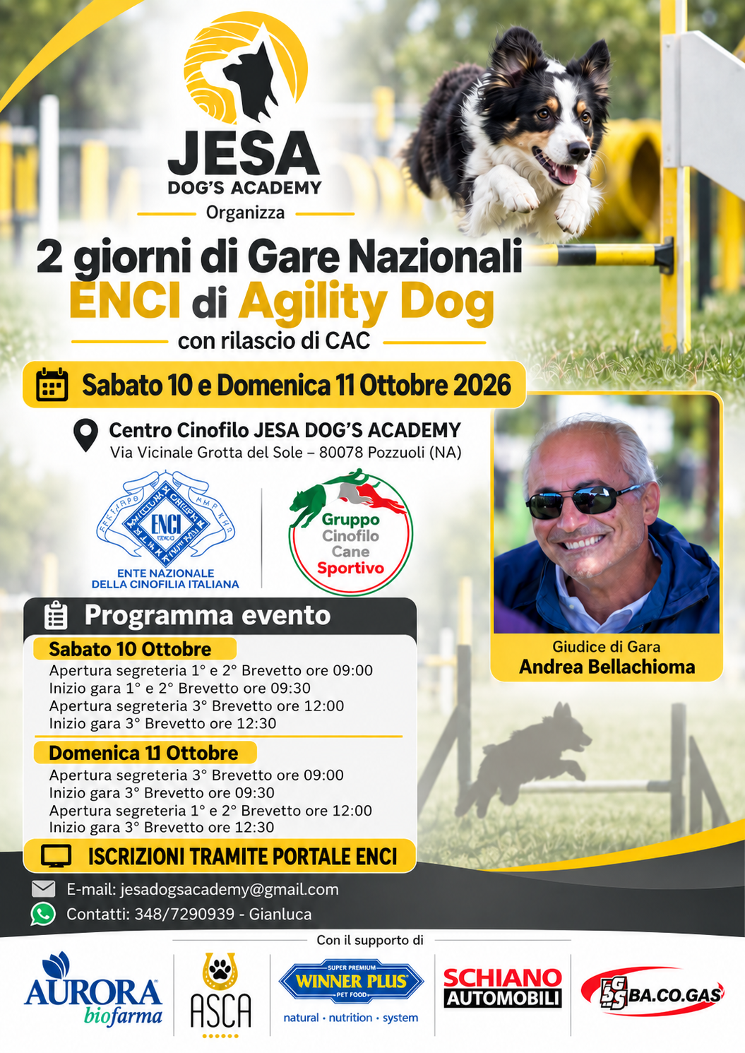 GARA NAZIONALE DI AGILITY DOG CON RILASCIO DI CAC