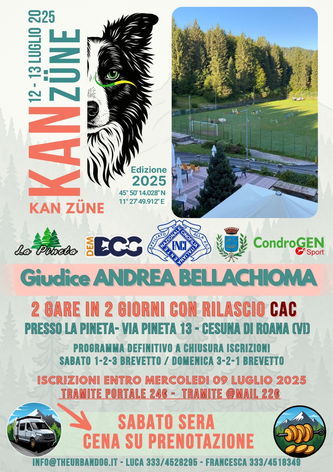 KAN ZUNE 2025 - 2 GARE IN 2 GIORNI DI AGILITY DOG - THE URBAN DOG